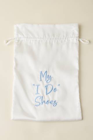 View DB Studio I Do Bride Shoe Bag in all available color and sizes Picture of I Do Bride Shoe Bag