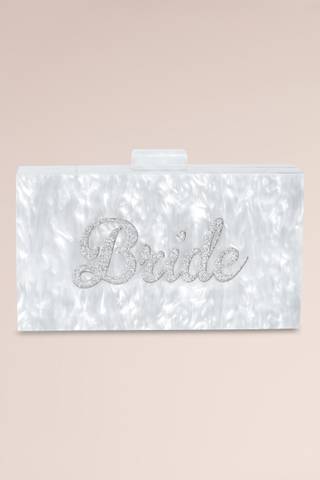 Picture of Iridescent Bride Clutch Handbag
