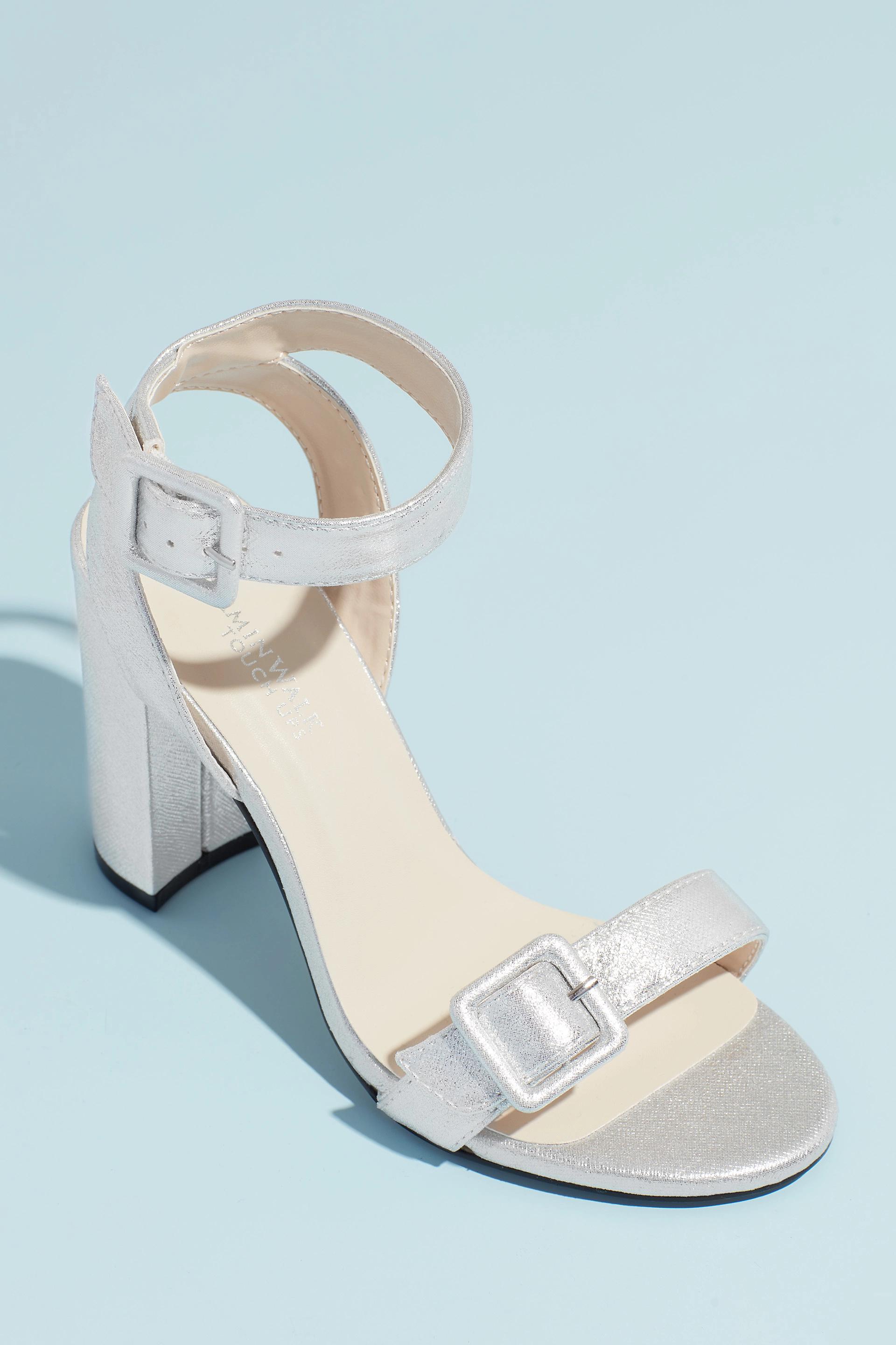 Picture of Block Heel Sandals with Oversized Buckles