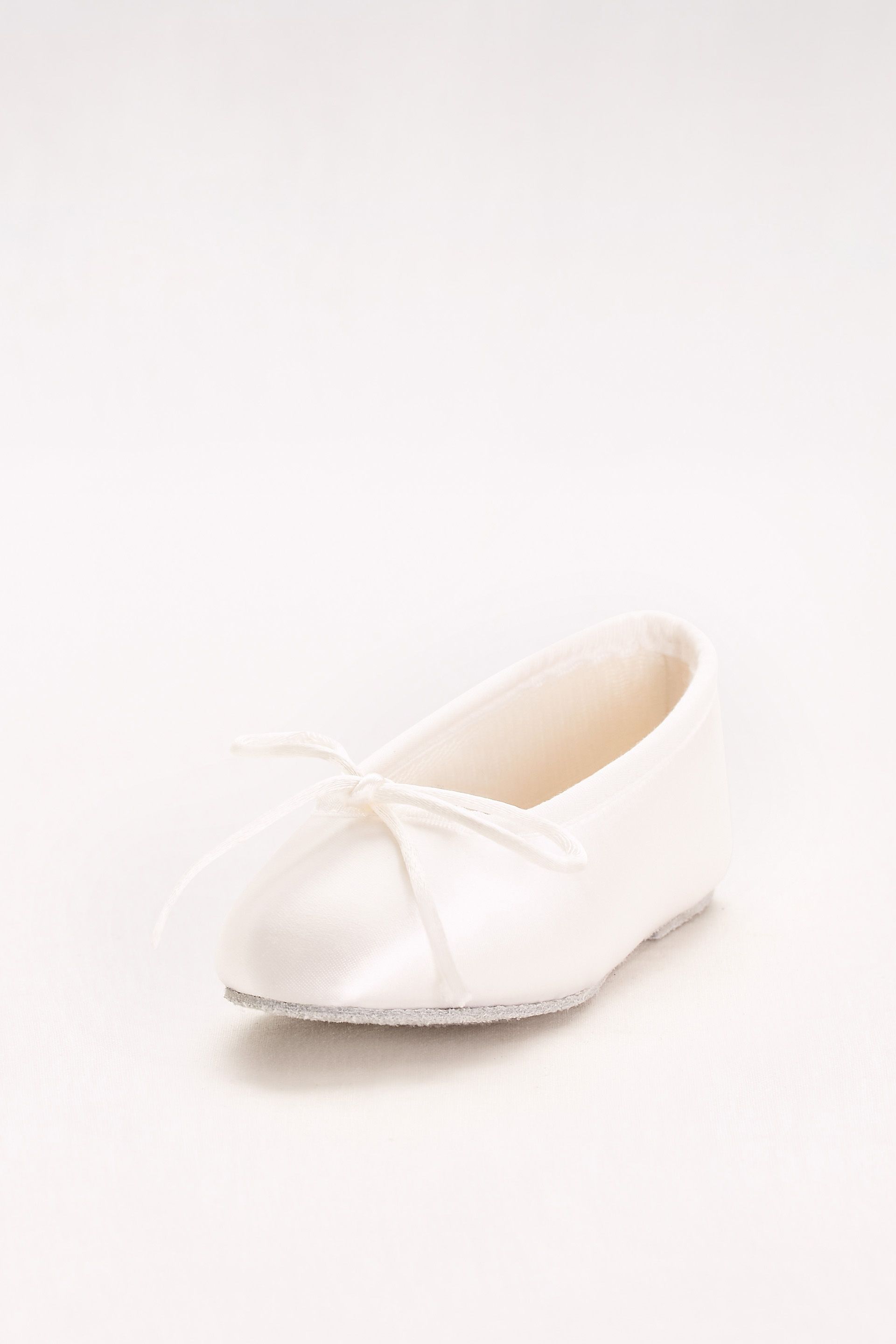 Picture of Girls Dyeable Satin Ballerina Flats