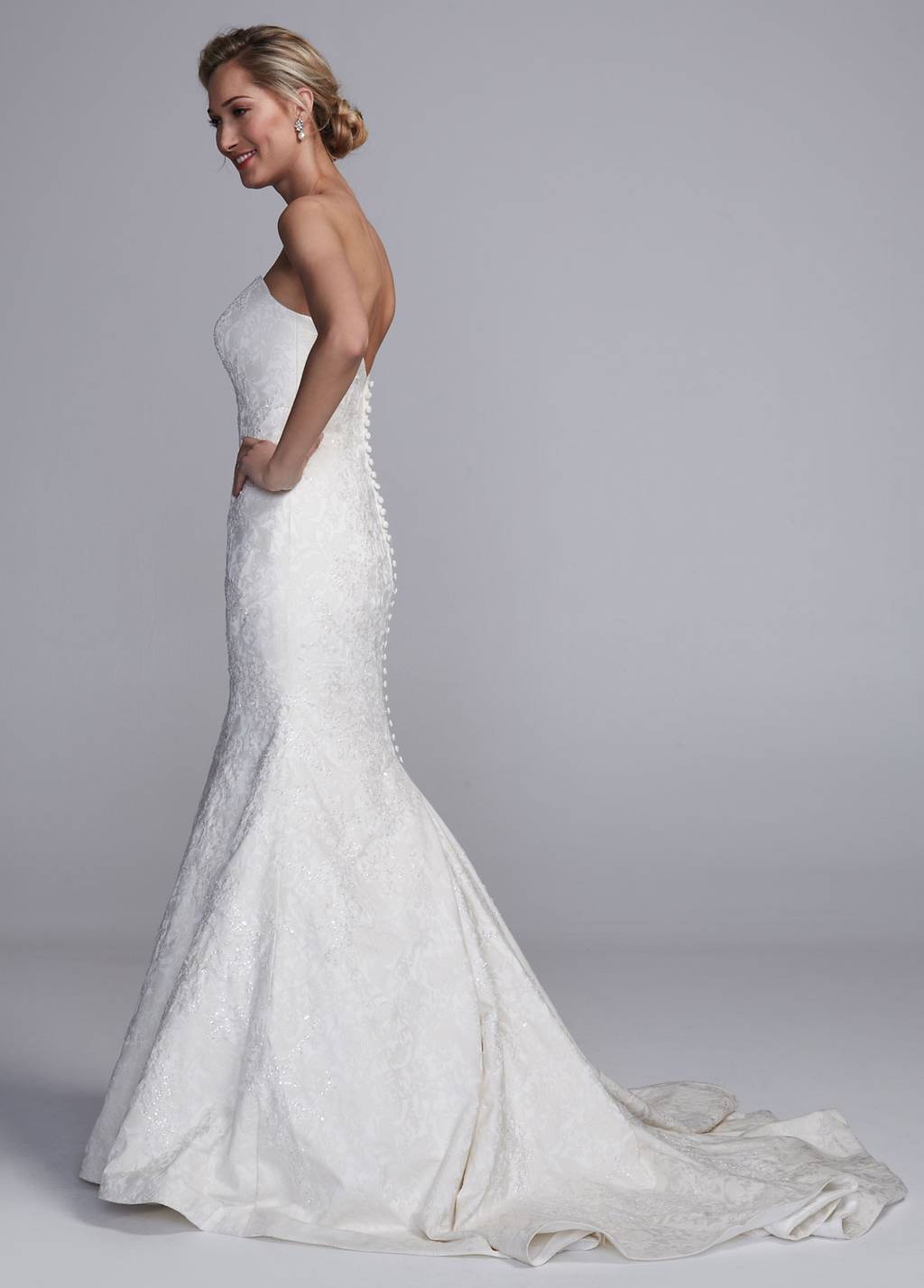 oleg cassini lace trumpet wedding dress Classic Timeless Elegant Wedding Dresses: Oleg Cassini | David's Bridal