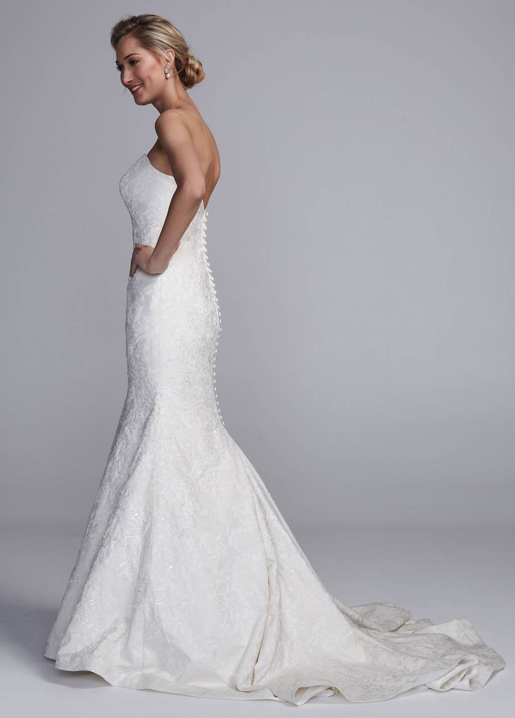oleg cassini lace trumpet wedding dress Classic Timeless Elegant Wedding Dresses: Oleg Cassini | David's Bridal