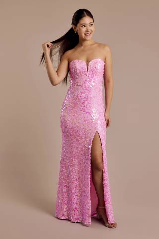 View Jules and Cleo Sweetheart Neckline Sequin Sheath Dress in all available color and sizes Picture of Sweetheart Neckline Sequin Sheath Dress