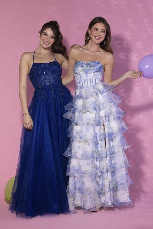 prom dress fight x They were fighting in their dresses : r/boxingcirclejerk Dark Purple Glitter Applique A-Line Dress with
