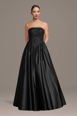 Picture of Embellished Lace and Satin Ball Gown