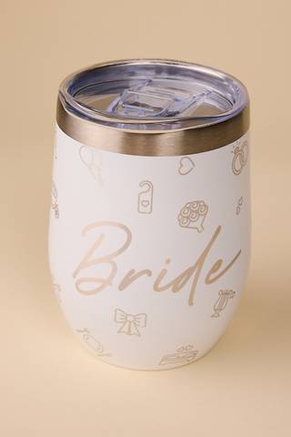 View DB Studio Insulated Stainless Steel Bride Wine Tumbler in all available color and sizes Picture of Insulated Stainless Steel Bride Wine Tumbler