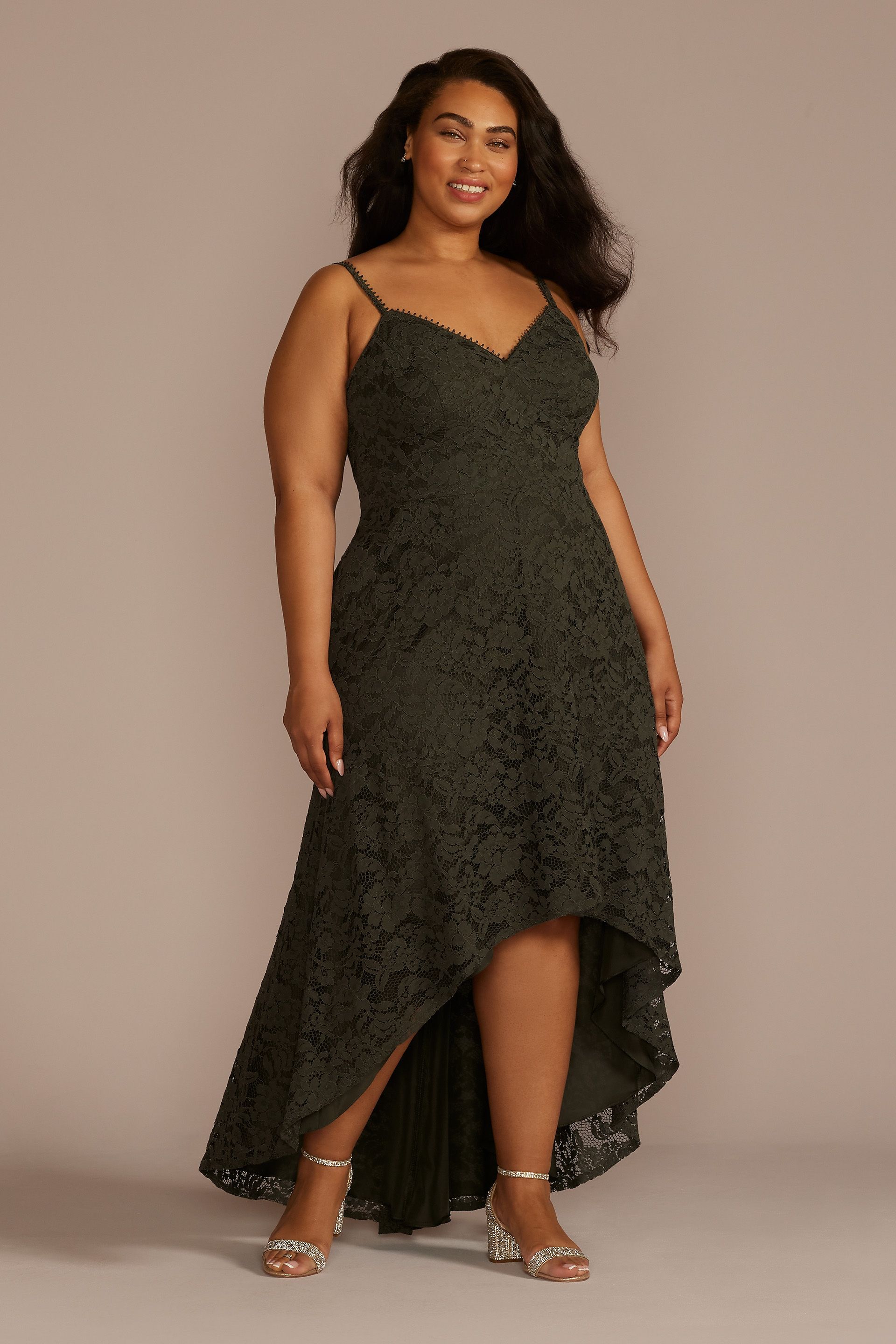 Picture of High-Low Corded Lace A-Line Dress