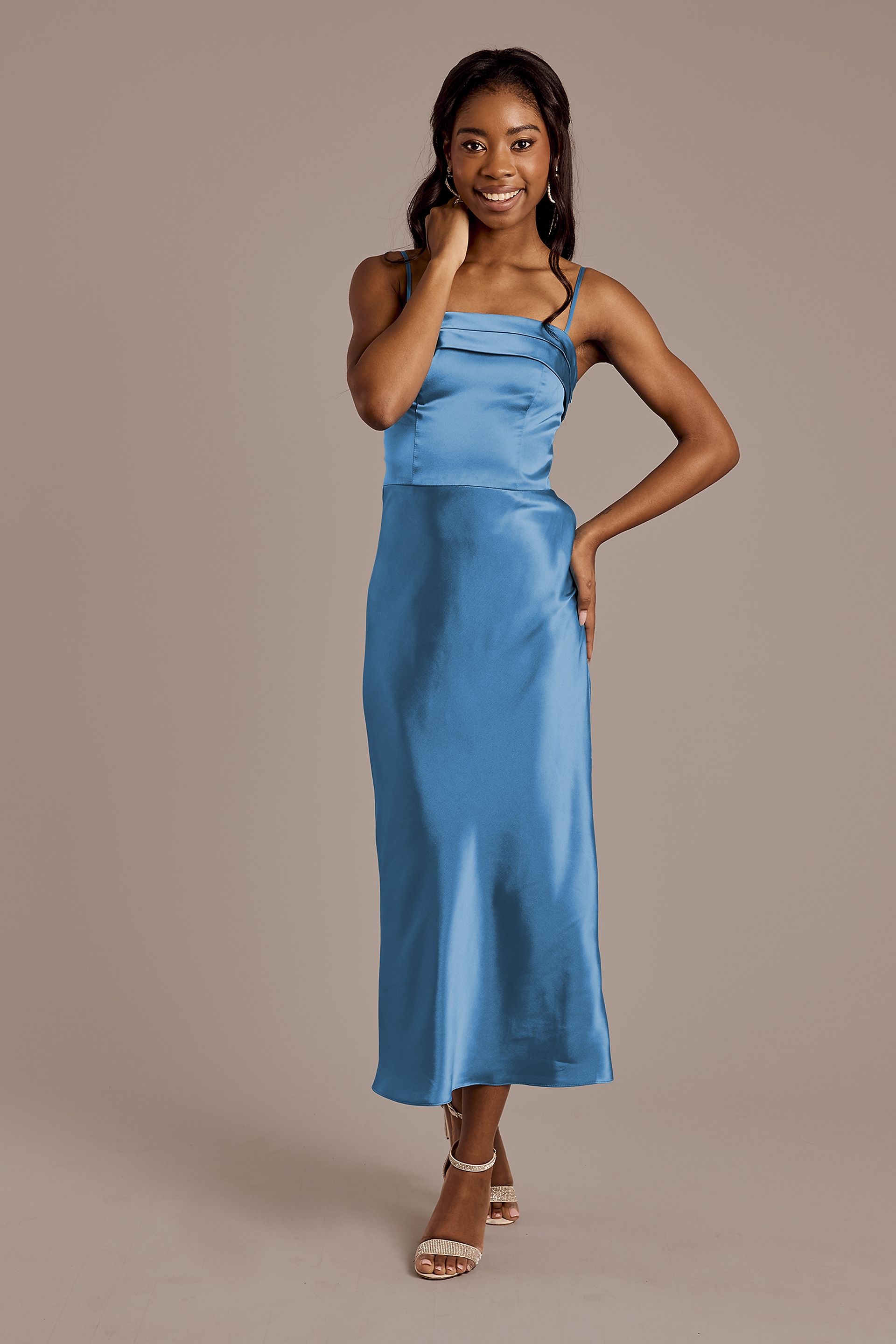 malibu blue formal dresses Charmeuse Midi Dress source-handle:prewitt-western-long-sleeve-shirt