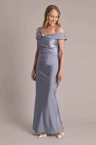 Picture of Off-the-Shoulder Power Stretch Sheath Dress