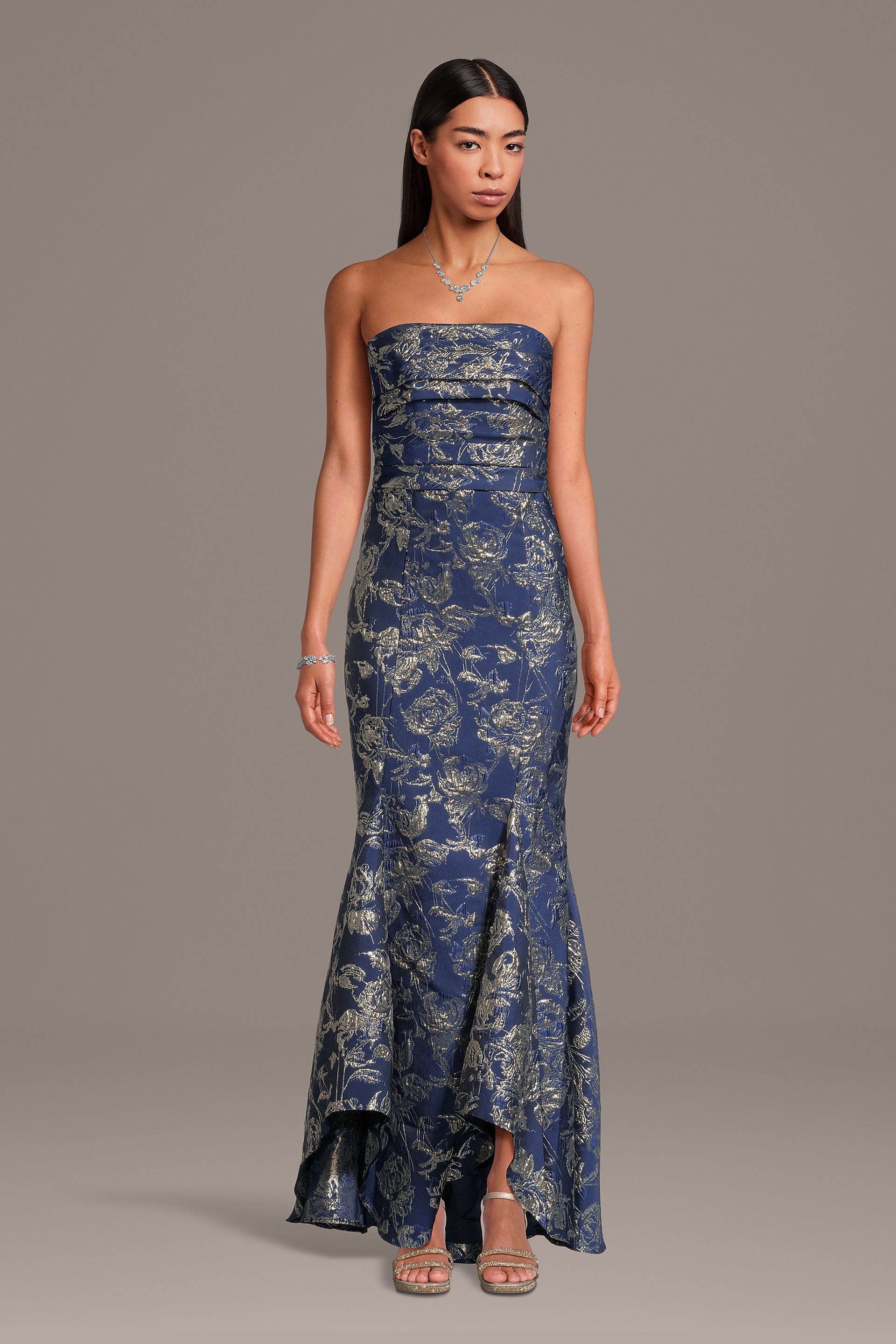 Picture of Strapless Brocade Mermaid Dress