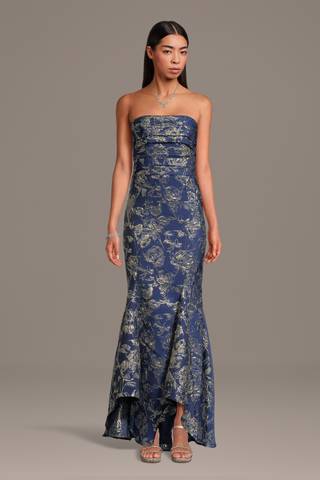 Picture of Strapless Brocade Mermaid Dress