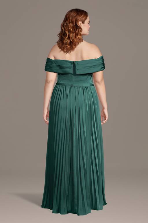 thyme green bridesmaid dresses One-Shoulder Sheath Satin Bridesmaid Dress in Thyme, Thyme / 12