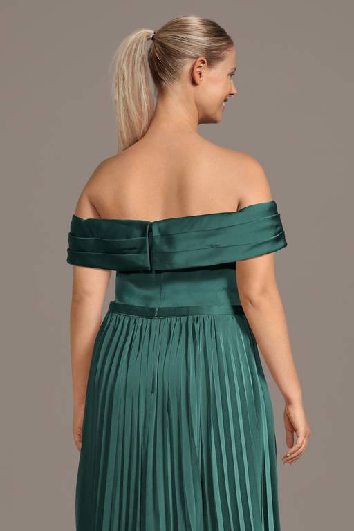 thyme green bridesmaid dresses Fairy Long Modest Green Bridesmaid Dresses 242251311