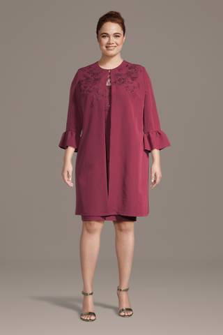 Picture of Two-Piece Crepe Jacket Dress
