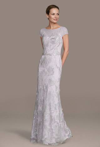 Picture of Floral Illusion Neckline Sheath Dress