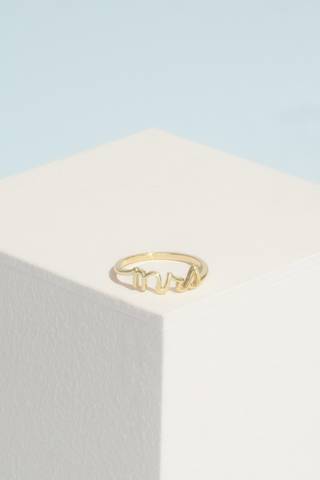 View Fashion Accents Mrs Script Ring in all available color and sizes Picture of Mrs Script Ring