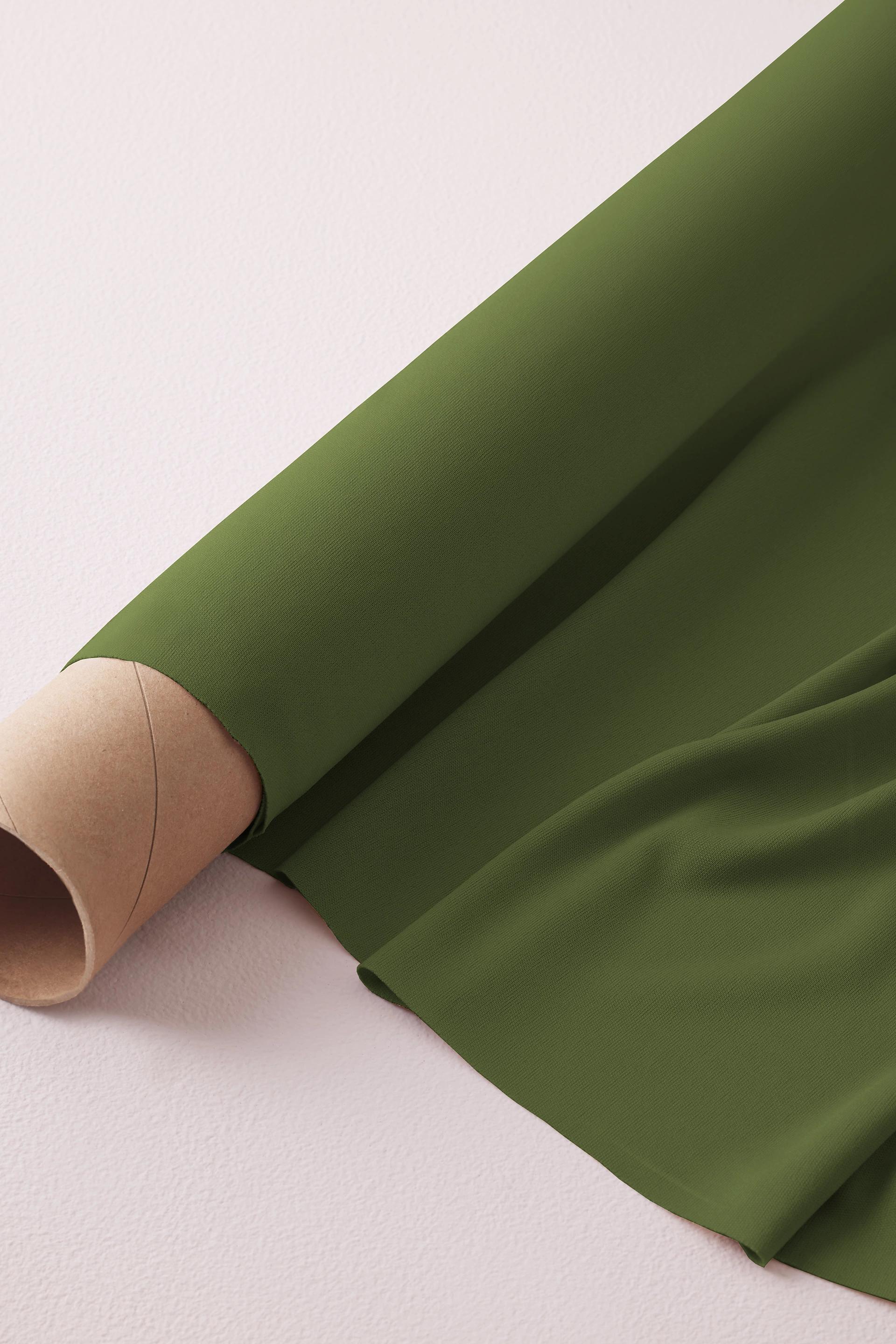 Stretch Knit Lining Fabric By The Yard in Martini Olive Size: 1YD David's Bridal
