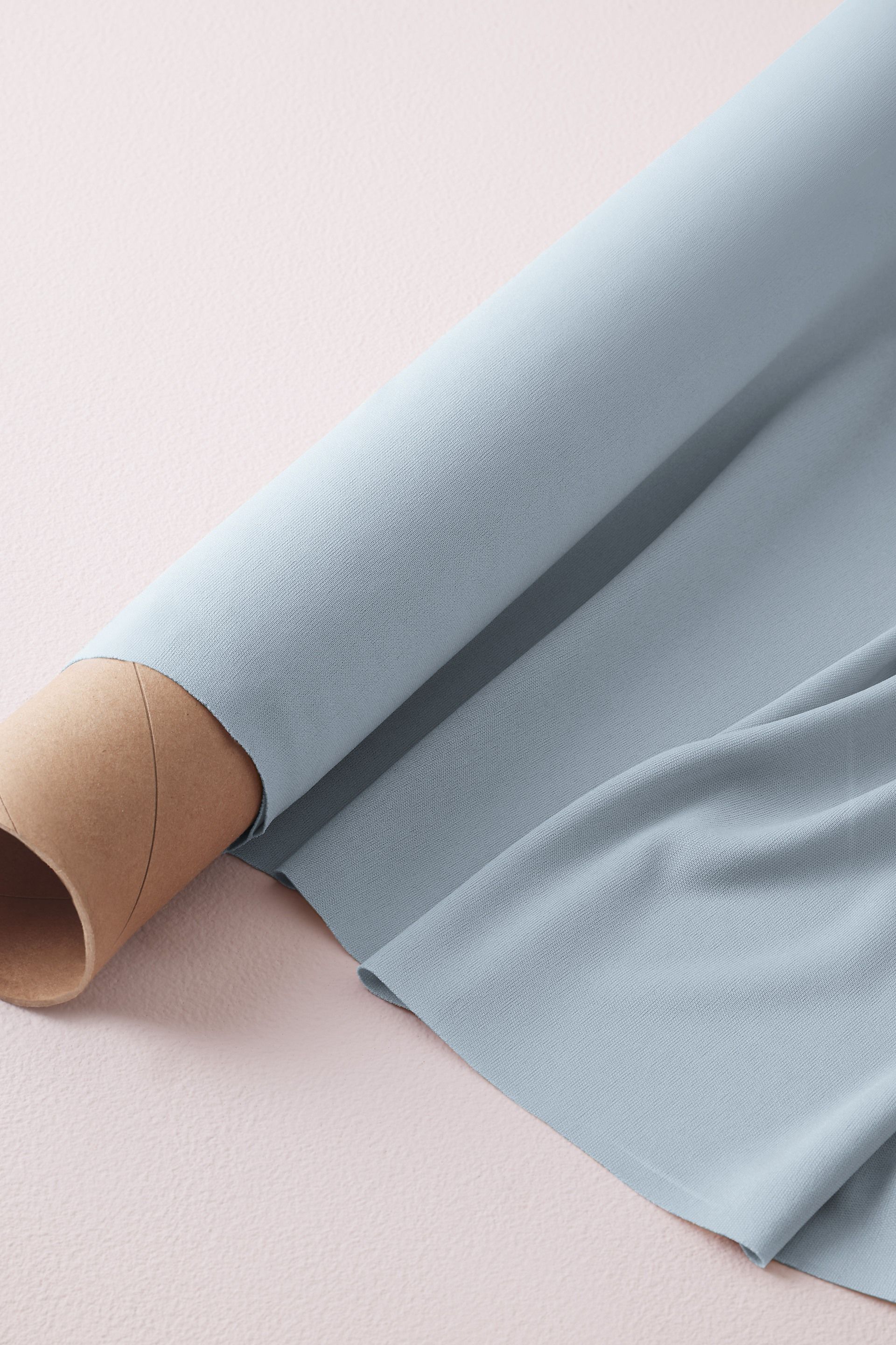 Stretch Knit Lining Fabric By The Yard in Dusty Blue Size: 1YD David's Bridal