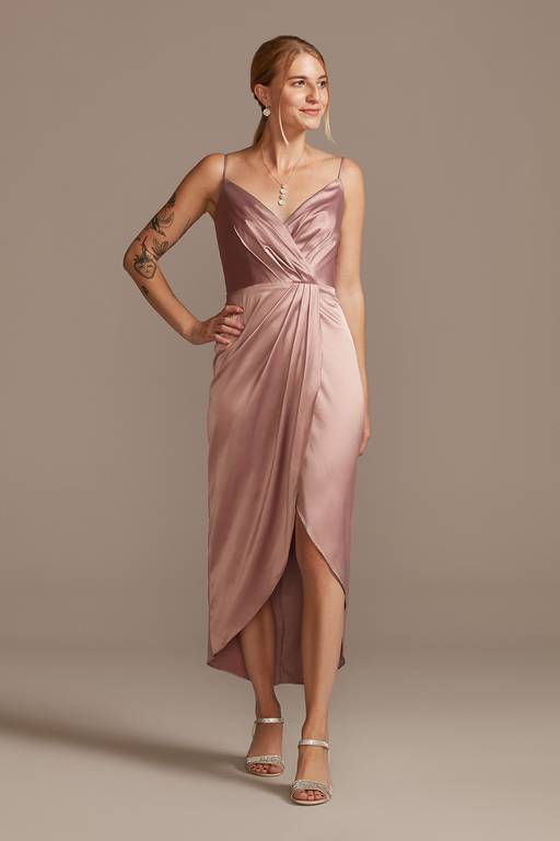 tulip satin dress Tulip dress  Anna October