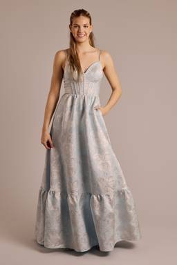 crystal doll corset prom dress Beaded Long Corset Formal Fitted Prom Gown LaDivine CD736