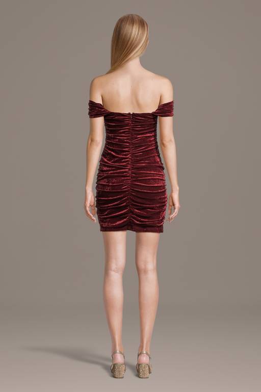 deborah ruched mini dress Edikted Women's Deborah Ruched Mini Dress