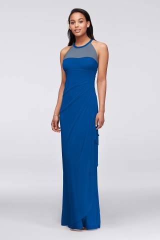 david's bridal horizon blue bridesmaid dress Malibu Blue Bridesmaid Dresses