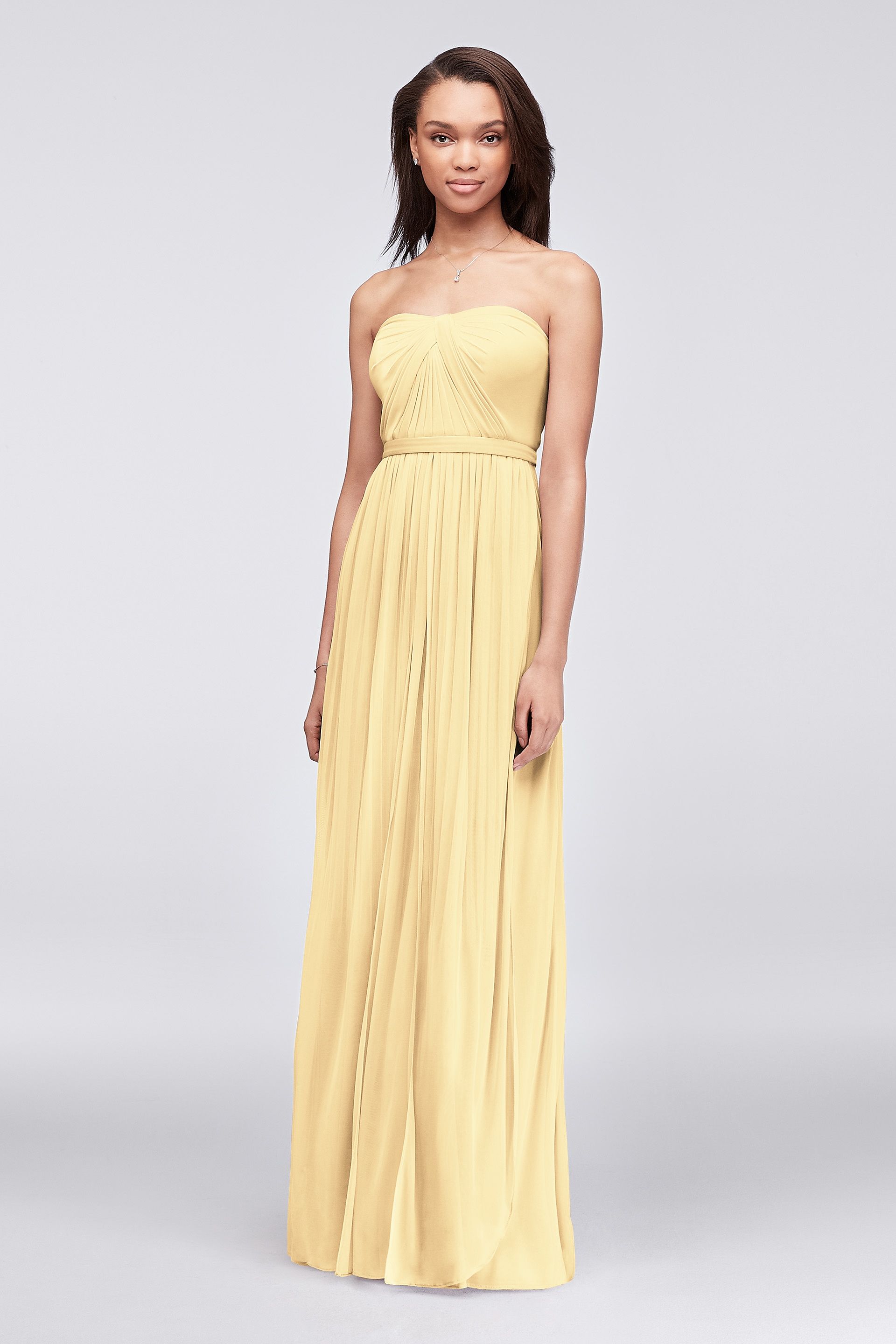 david's bridal versa convertible mesh dress Convertible Versa Long Mesh Dress