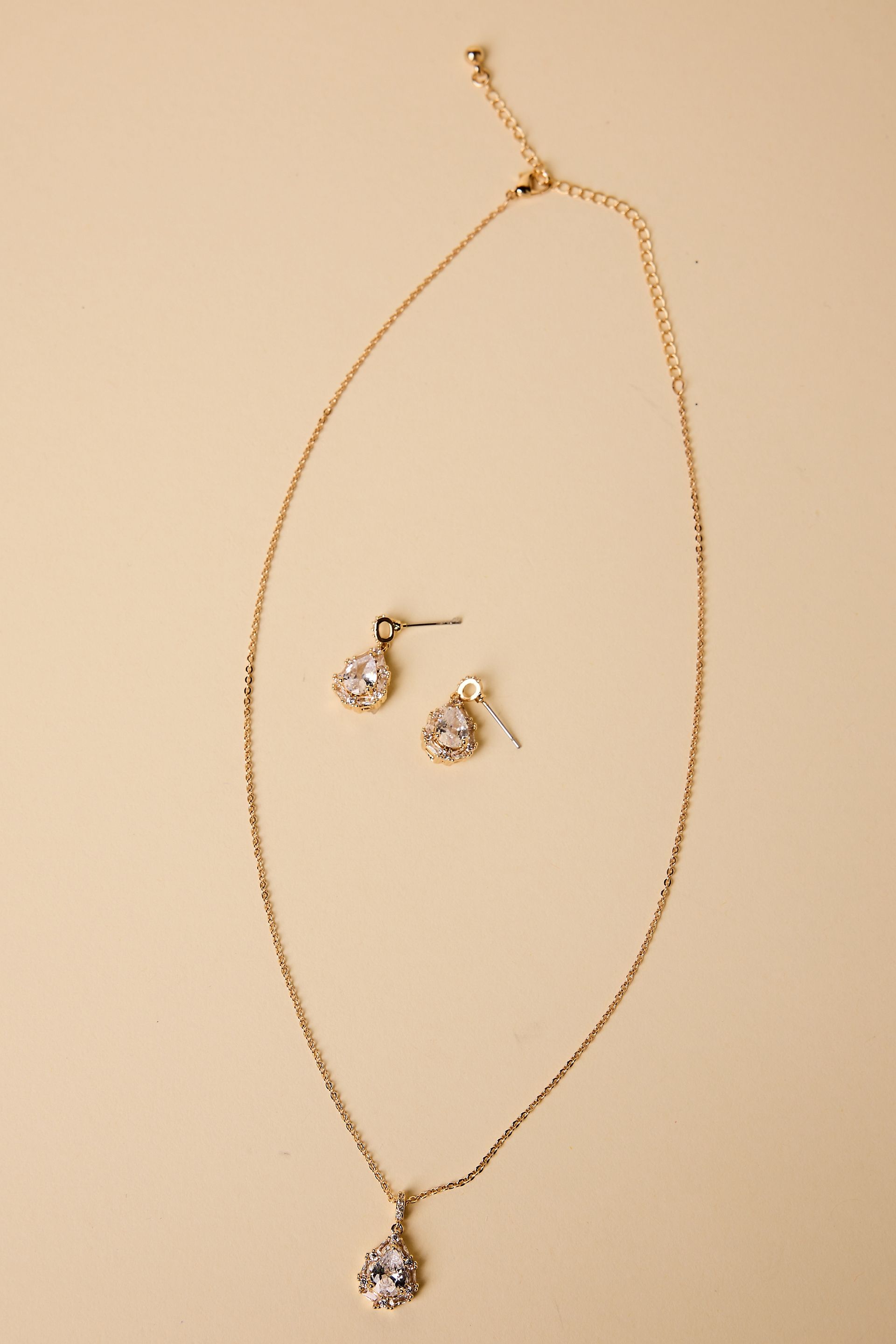 Picture of Pear-Shaped Cubic Zirconia Jewelry Set