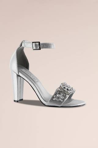 Picture of Chunky Heel Sandals with Jeweled Vamp