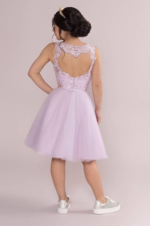 quince cocktail dress PR12272 Princesa Quince Dress with Removable Skirt Light Pink / 00