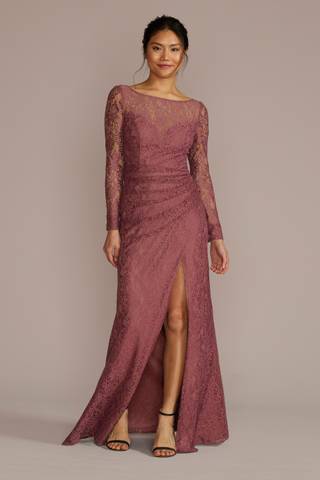 davids bridal bridesmaid dresses with sleeves David's Bridal Plus Bridesmaid Dresses for sale