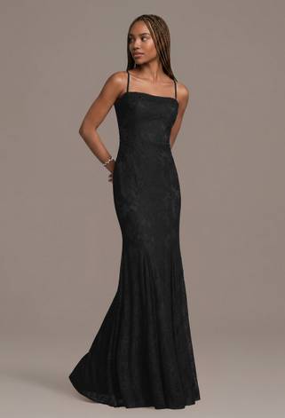 open-back lace and mesh bridesmaid dress Embroidery Bead Sheer Bodice Open Back Mesh Wedding Gown XL / Ivory