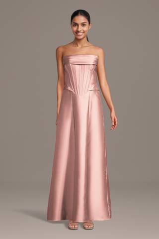 View Galina Signature Mikado Corset Bodice Basque Waist Ball Gown in all available color and sizes Picture of Mikado Corset Bodice Basque Waist Ball Gown