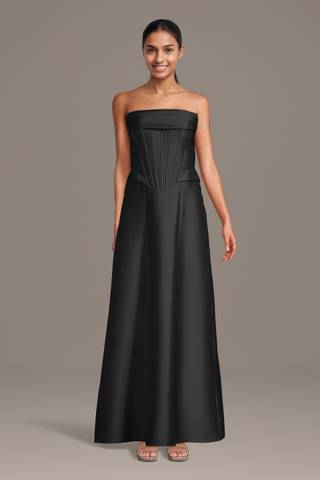 Picture of Mikado Corset Bodice Basque Waist Ball Gown