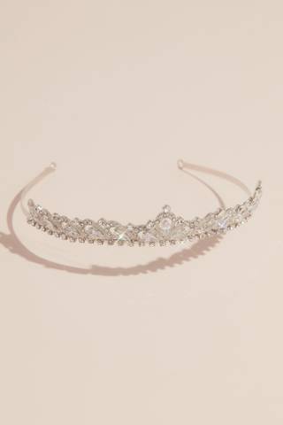 Picture of Crystal Teardrop Tiara