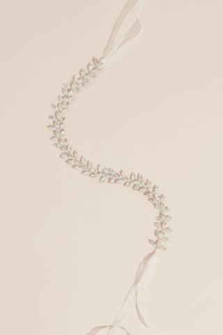 Picture of Laurel Leaf Crystal Hair Wreath