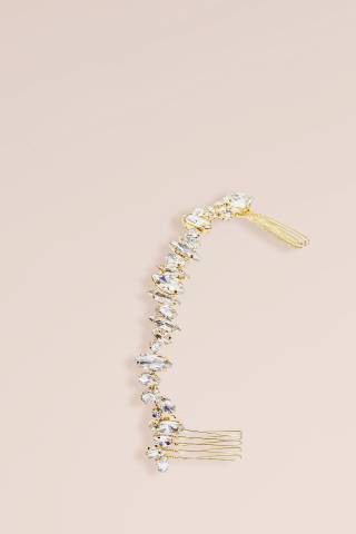 Picture of Marquise Crystal Mix Halo Comb
