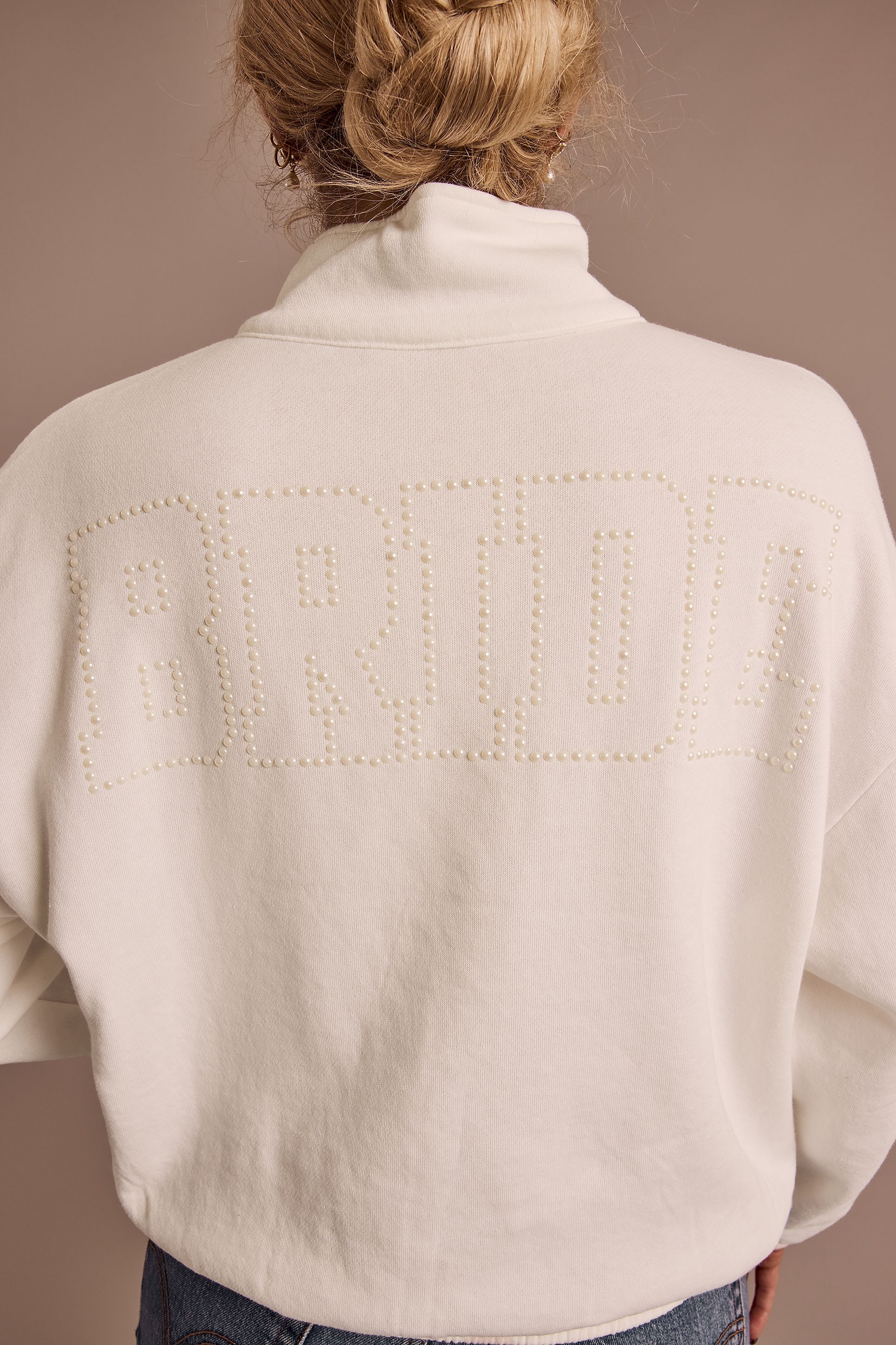 Bride Quarter Zip Sweatshirt | David's Bridal