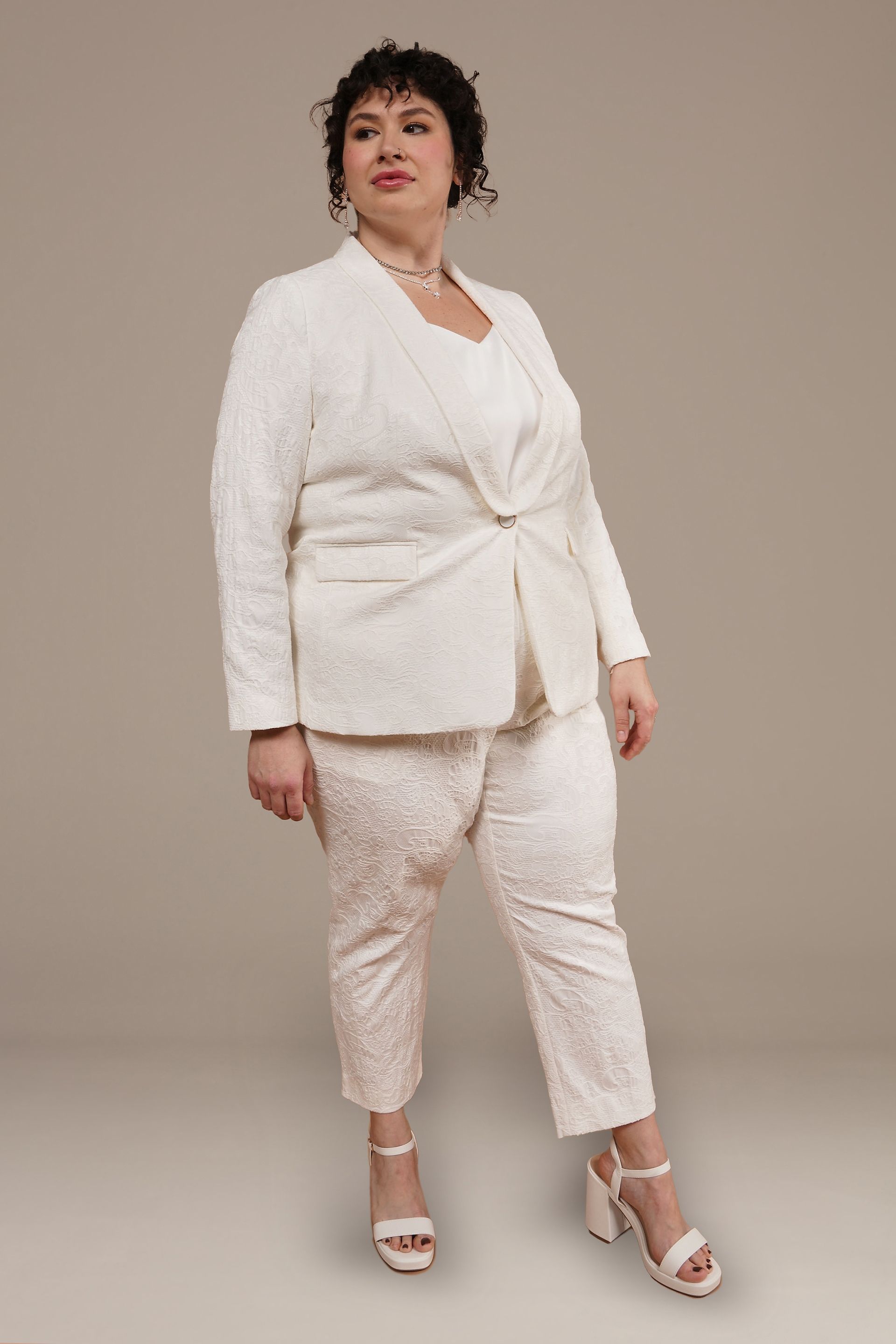 Lace Tux Blazer | David's Bridal