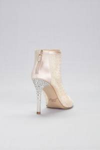 jewel badgley mischka anastasia mesh peep toe dress booties Jewel Badgley Mischka | Shoes | Jewel Badgley Mischa Anastasia Mesh Peep  Toe Dress Booties Size 75 Like New