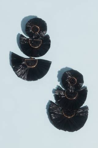 Picture of Beaded Chandelier Fringe Earrings
