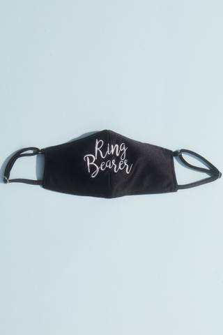 Picture of Embroidered Ring Bearer Face Mask