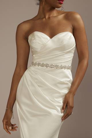 Picture of Navette Crystal Cluster Embellished Sash