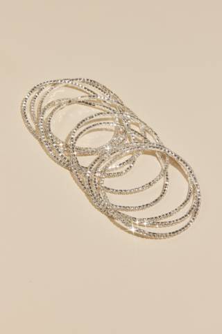Picture of Stretch Rhinestone Bracelet Set
