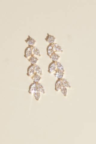 Picture of Crystal Vine Drop Earrings