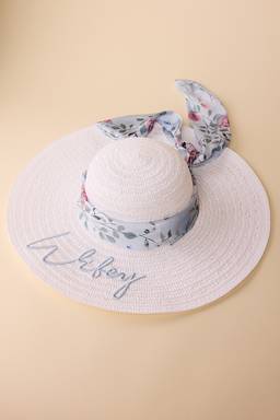 Pearl and Crystal Bride Cowboy Hat display picture 2