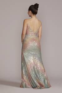 multichrome prom dress Morilee Prom 49130