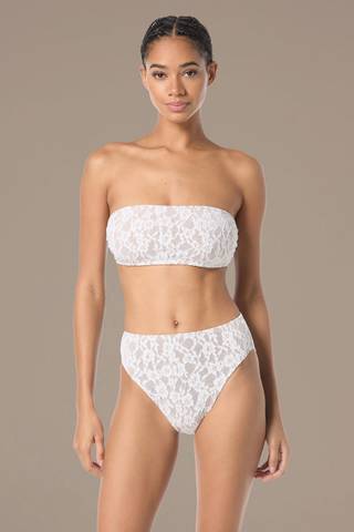 Picture of Lace Bandeau Bikini Swimsuit Top