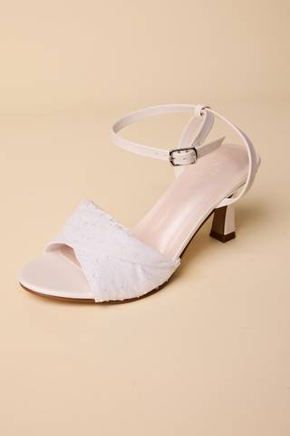 View Galina Signature Tulle Crystal Almond Toe Stiletto Sandals in all available color and sizes Picture of Tulle Crystal Almond Toe Stiletto Sandals