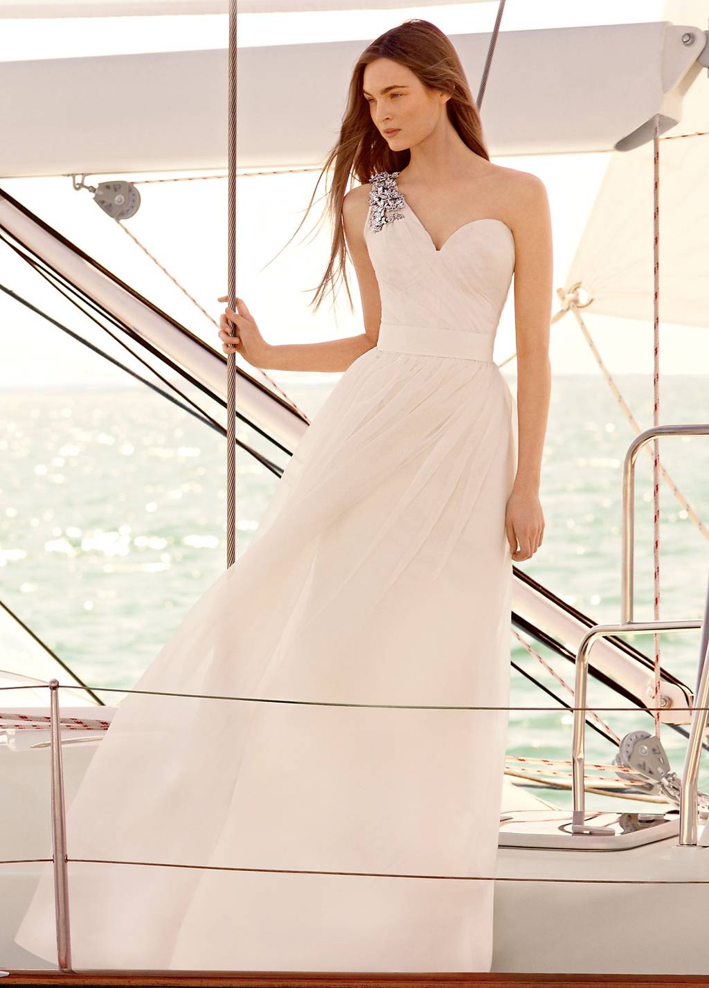 vera wang off the shoulder wedding dress Vera Wang: Honorata